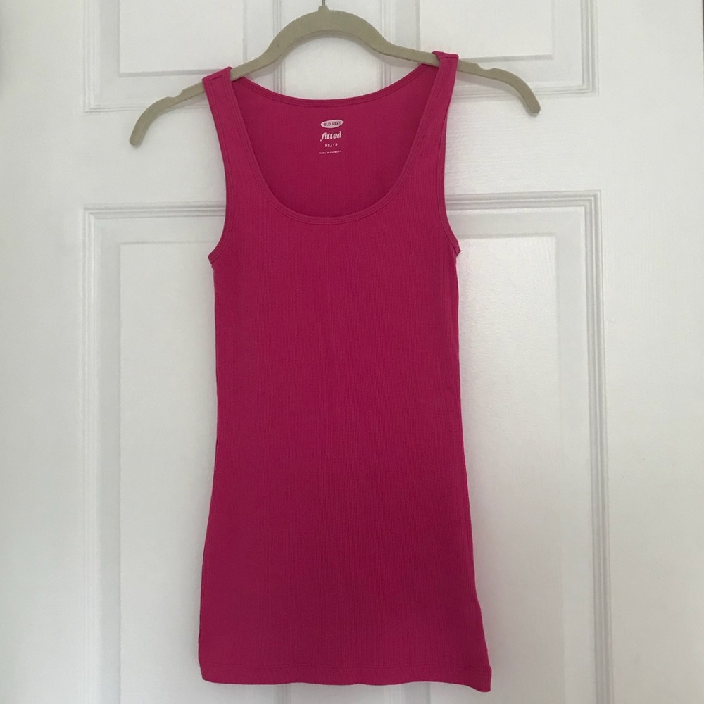 Old Navy Pink Ribbed Tank (free with item > $14)